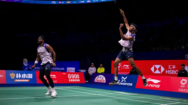 Satwiksairaj Rankireddy and Chirag Shetty Win China Masters Super 750