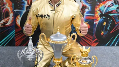 Hemanth Muddappa Wins Triple Crown at Indian National Motorcycle Drag Racing Championship