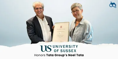 Noel Tata Honored with Honorary Doctorate by University of Sussex