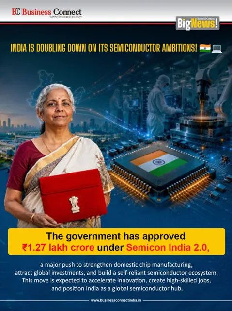 India Launches Semicon 2.0 with ₹1.27 Lakh Crore Investment in Semiconductor Ecosystem