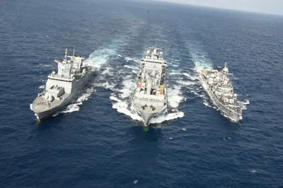 Indian Navy and German Navy Complete First Maritime Partnership Exercise in Indian Ocean