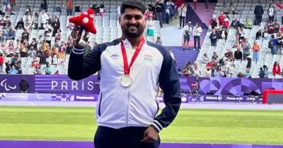 Sachin Khilari Clinches Silver at Paris 2024 Paralympics in Men's Shot Put F46