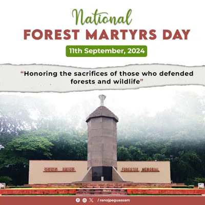 National Forest Martyrs Day: Honoring the Guardians of India's Forests