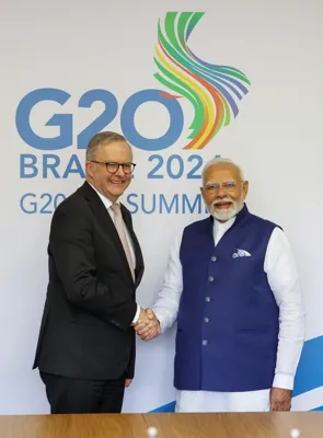 2024 का द्वितीय भारत-ऑस्ट्रेलिया वार्षिक शिखर सम्मेलन: द्विपक्षीय संबंधों को मजबूती