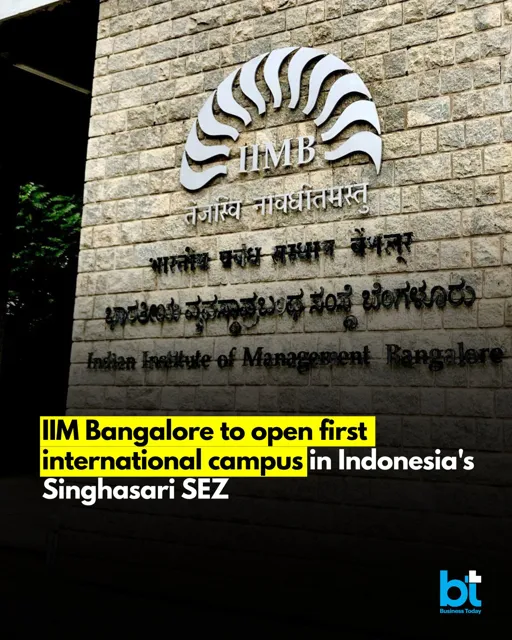 IIM Bangalore to Open First International Campus in Indonesia