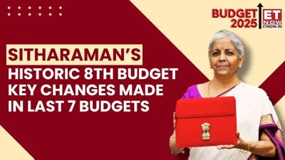 Nirmala Sitharaman Sets Record with 8th Consecutive Union Budget Presentation