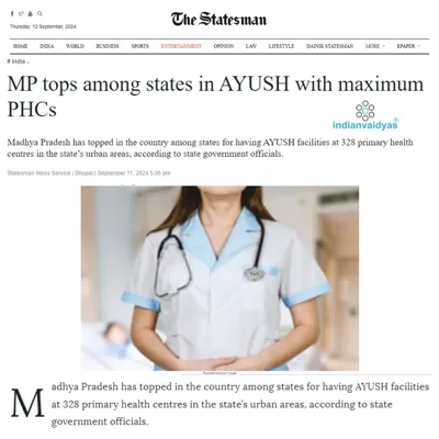 Madhya Pradesh Leads in AYUSH Doctors Facility: GoI Health Report